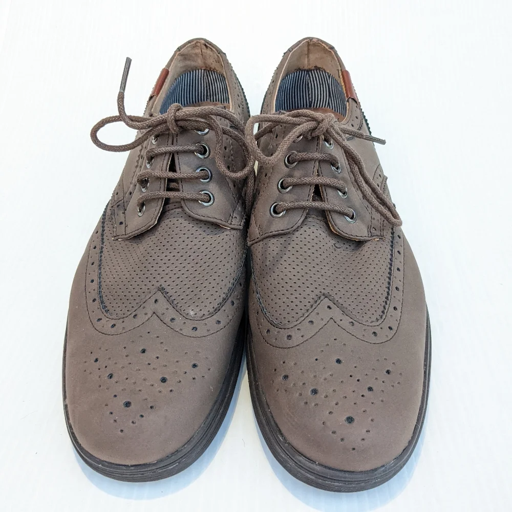 MADDEN Rusell genuine leather wingtip Oxford Loafers